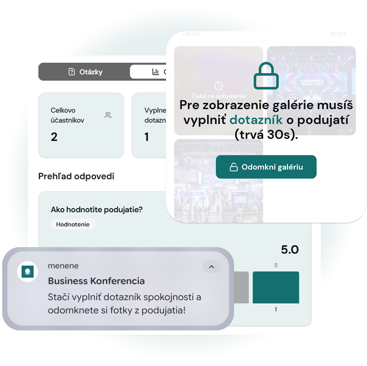 Dotazník a odomknutie galérie